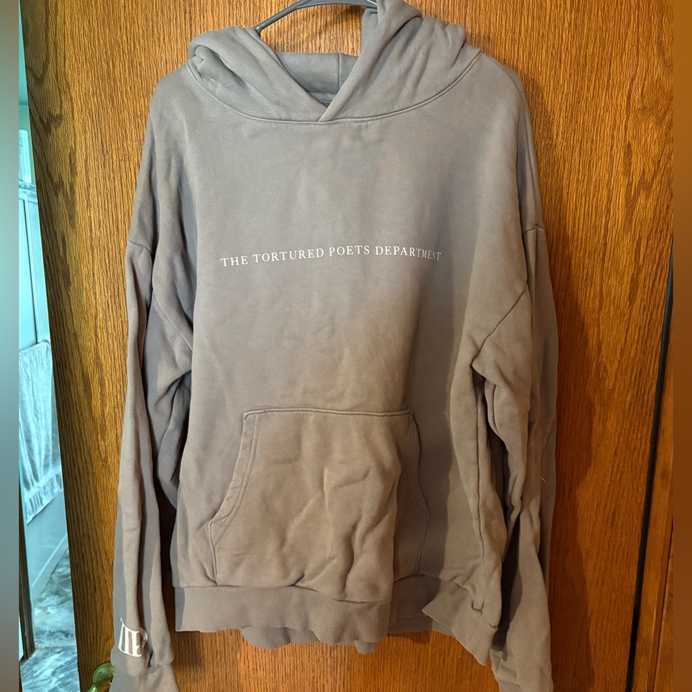 Taylor Charcoal TTPD Hoodie